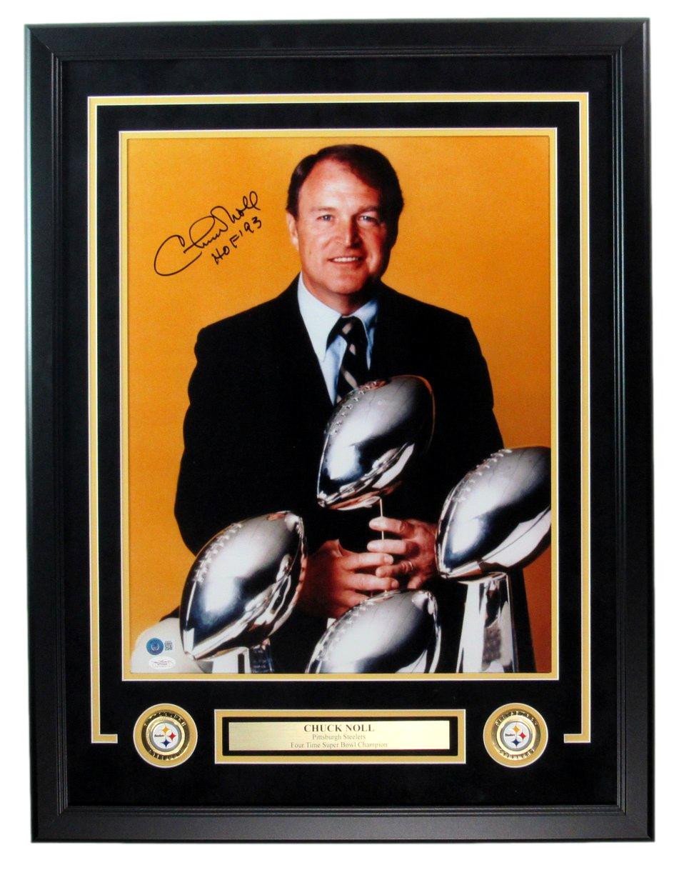 Chuck Noll Autographed 16x20 Photo 