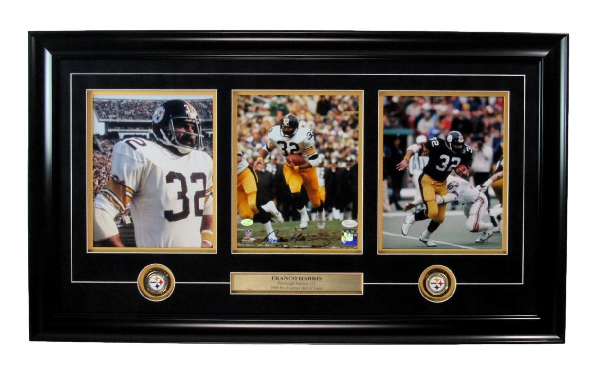 Franco Harris Autographed Photo Collage