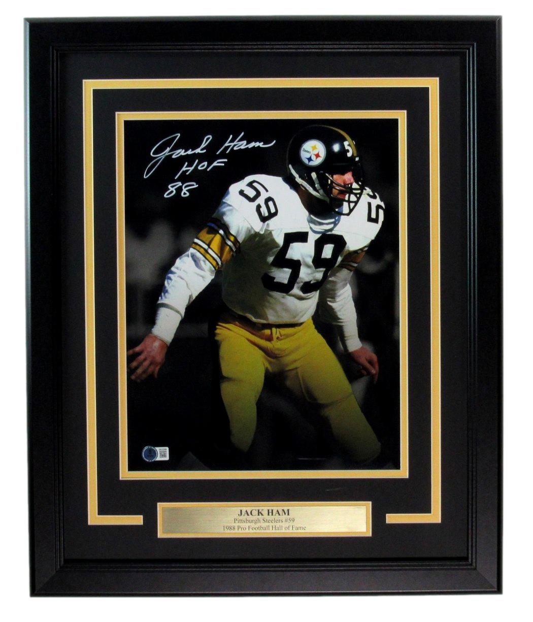 Jack Ham Autographed/Inscribed "HOF 88" 11x14 Photo 