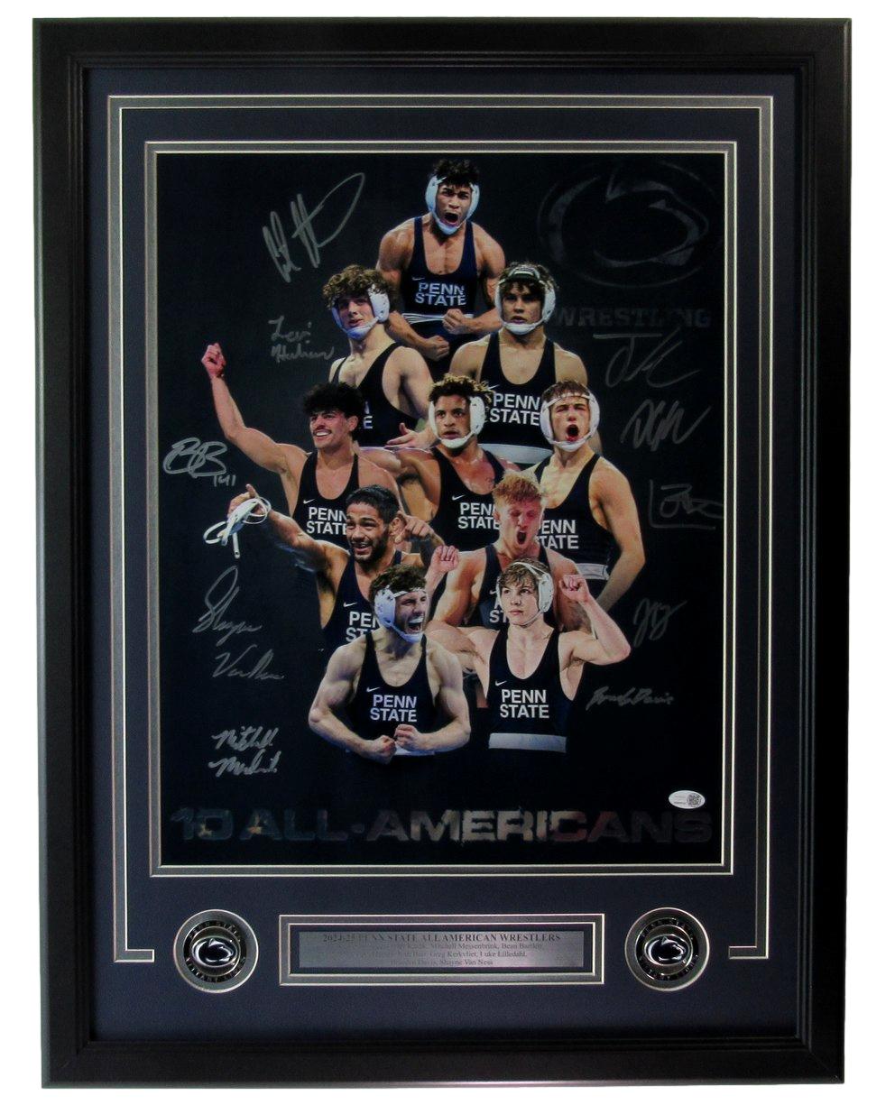 Penn State Wrestling All Americans Signed by 10 16x20 Photo 