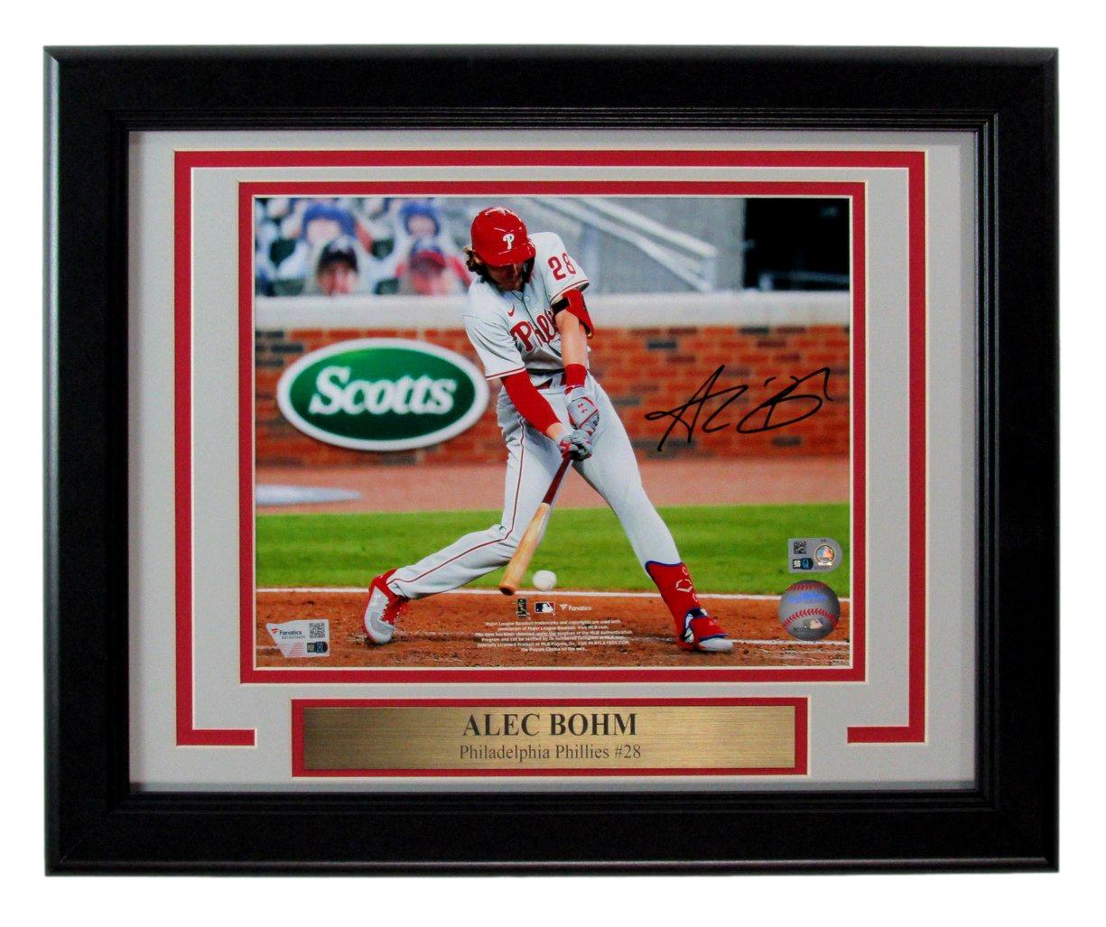 Alec Bohm Phillies Autographed 8x10 Photo 