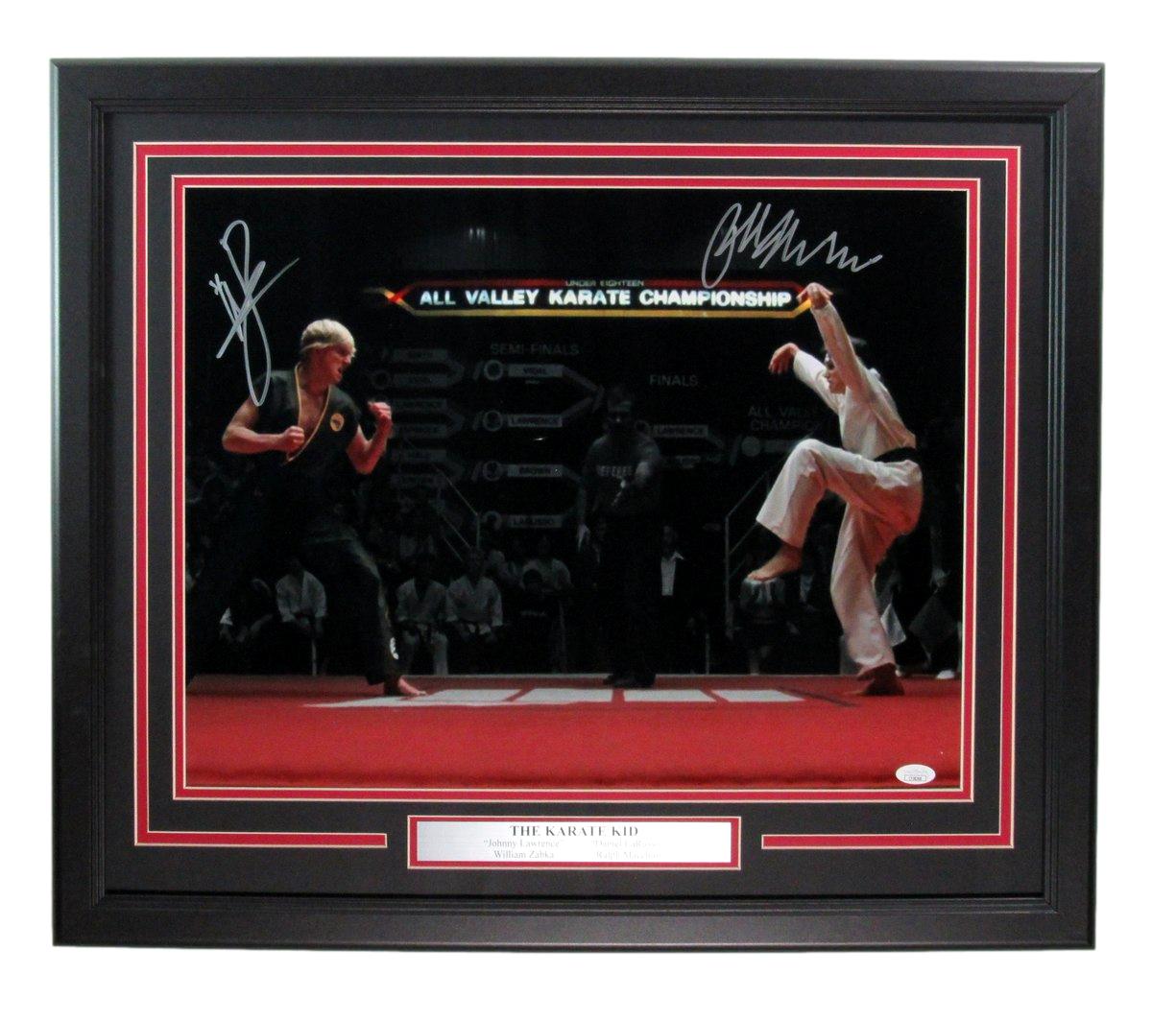 Karate Kid Dual Autographed by Ralph Macchio/William Zabka 16x20 Photo 