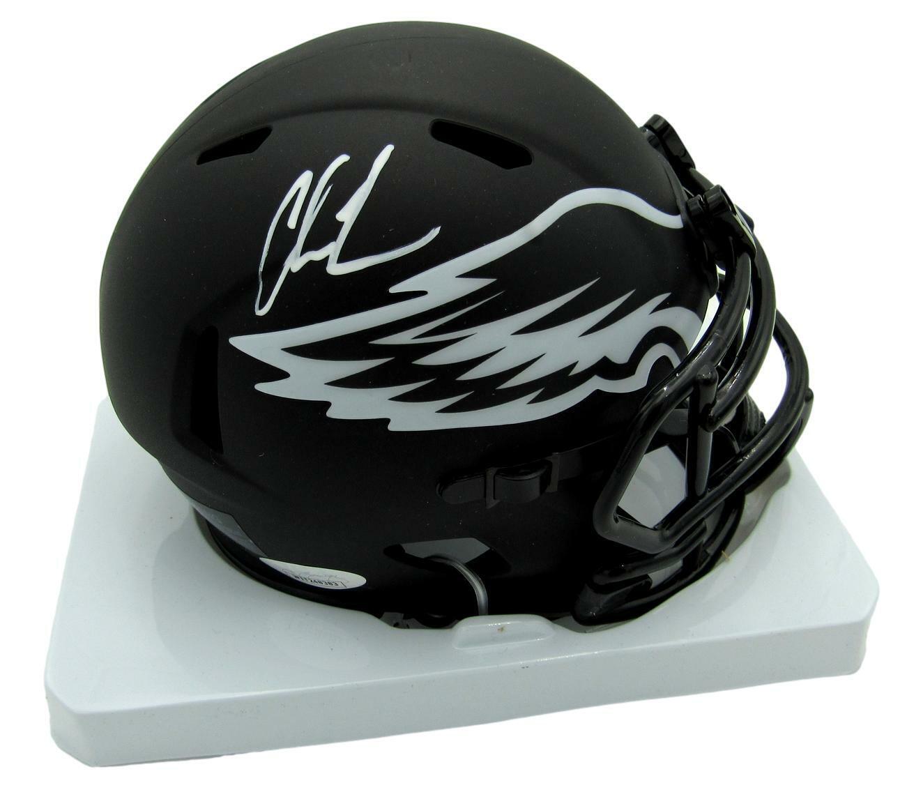 Chris Long Eagles Autographed Mini Helmet