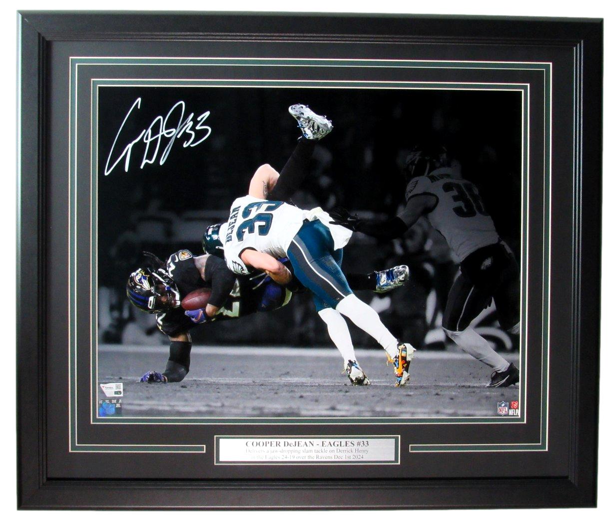 Autographed and Framed 16x20 "King Henry Tackle" Photo