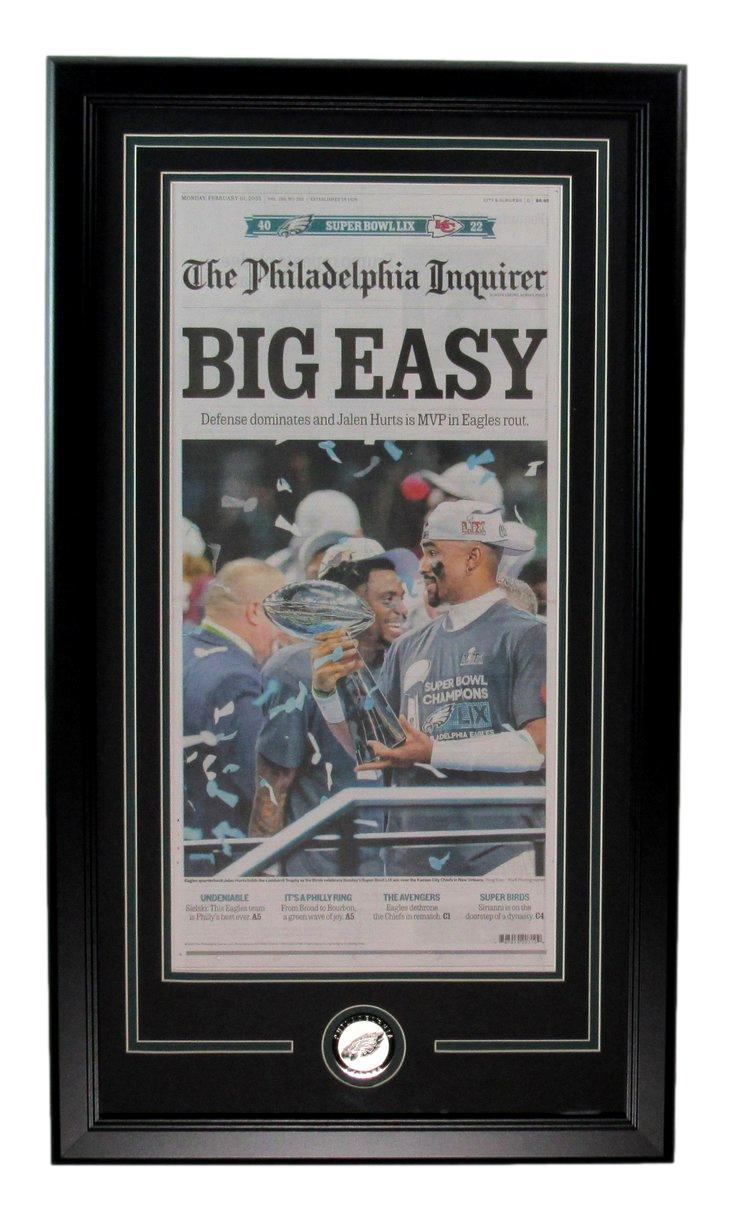 Philadelphia Inquirer Newspaper Framed