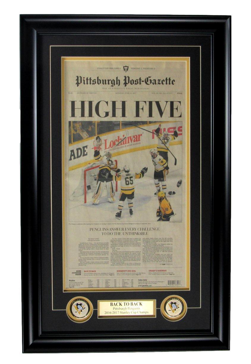 Framed Pittsburgh-Post Gazette Newspaper Print